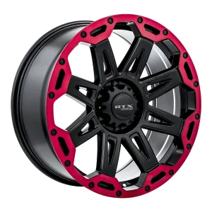 RTX Wheels – Gobi – Black – 18″x9″ 10mm – Summer Wheels – 082640